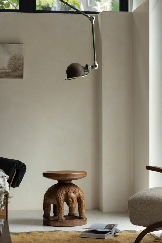 Table d'appoint sculpturale tribale