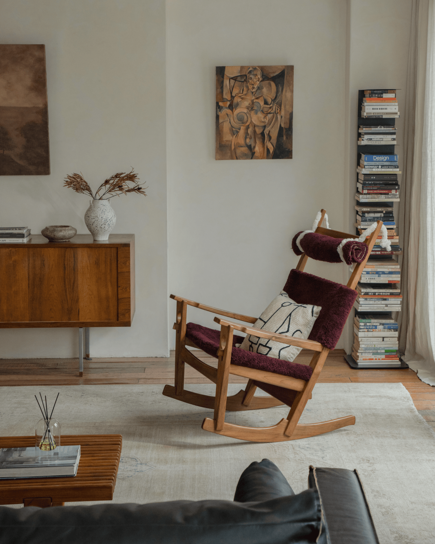 Fauteuil à bascule Hans