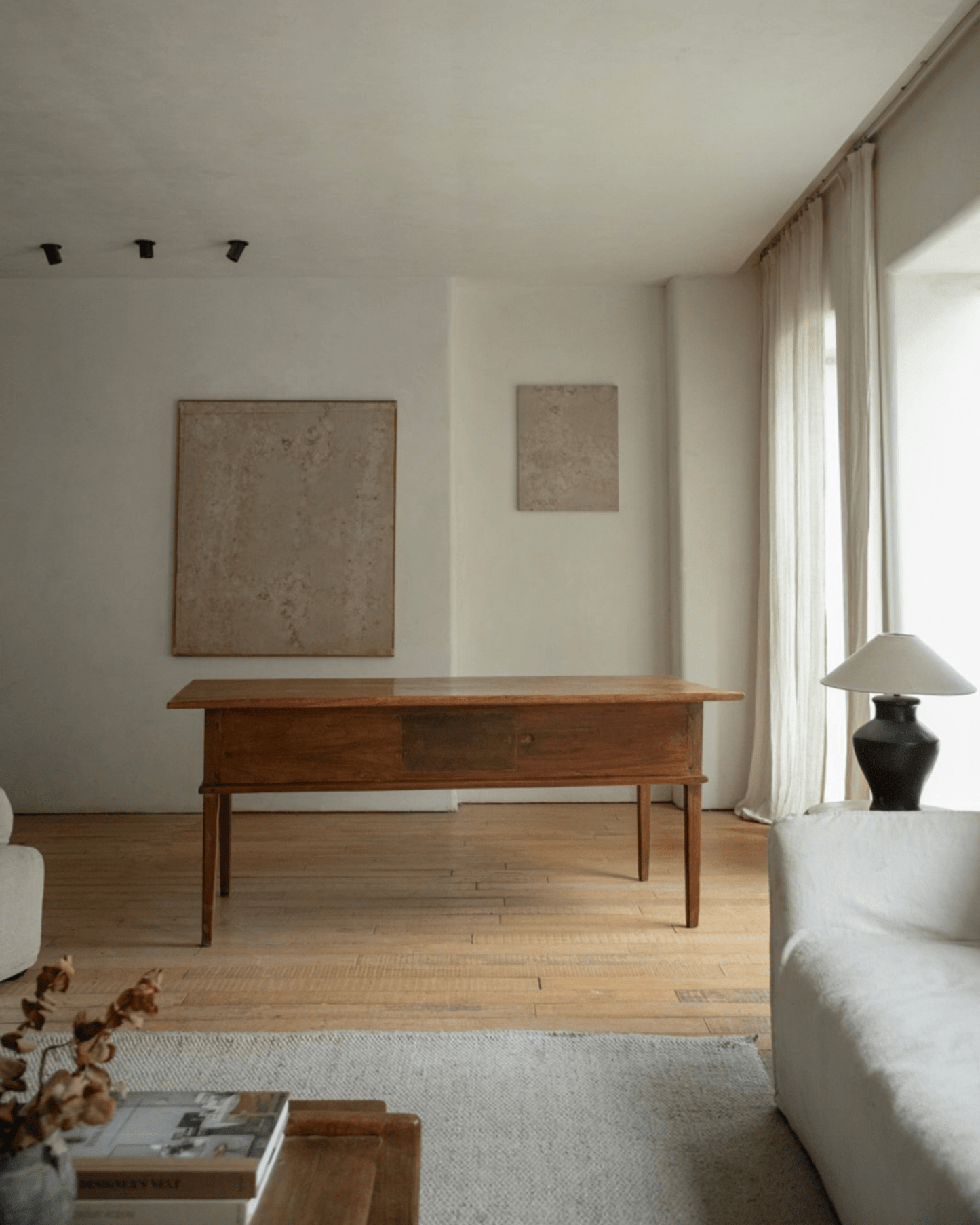 Tables indonésiennes vintage en bois de teck