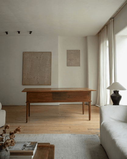 Tables indonésiennes vintage en bois de teck