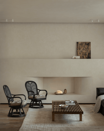 Chaise pivotante en rotin Ray Mini