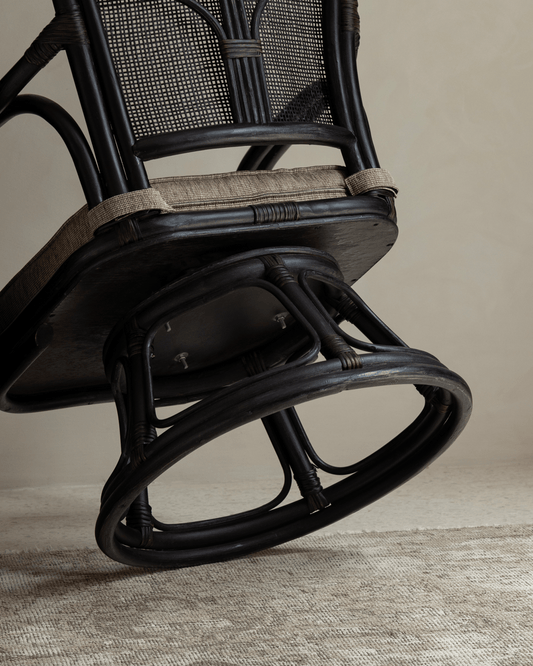 Chaise pivotante en rotin Ray Mini