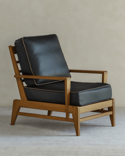 Fauteuil de salon en cuir René