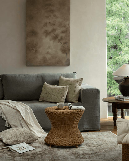 Table d'appoint en rotin Bongo