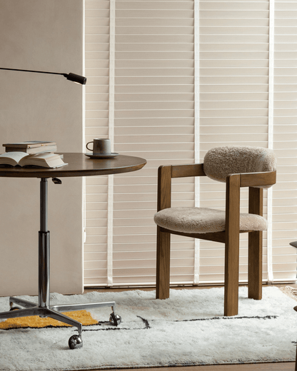 Chaise en peau de mouton Pamplona