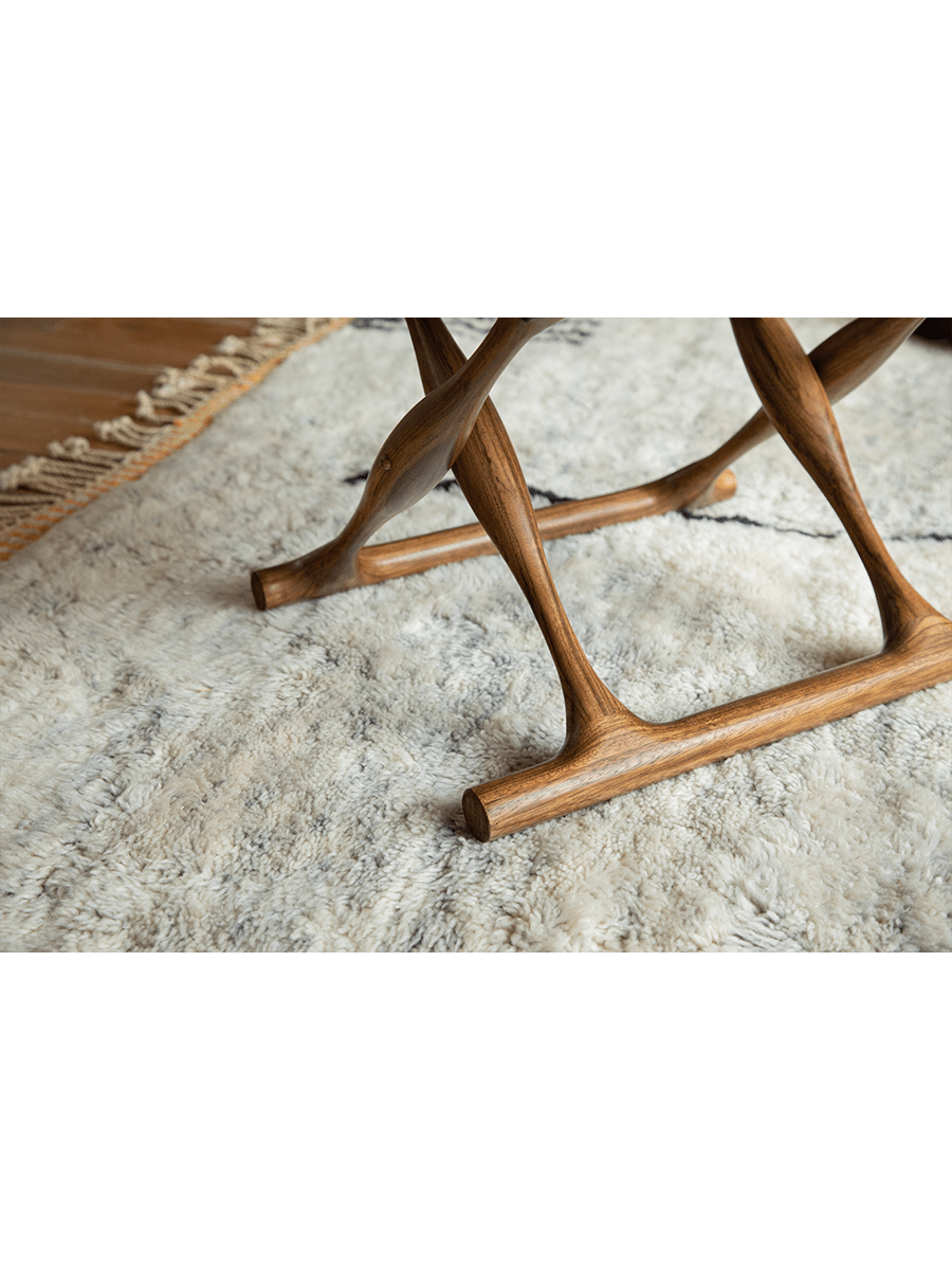 Tabouret en cuir Maverick