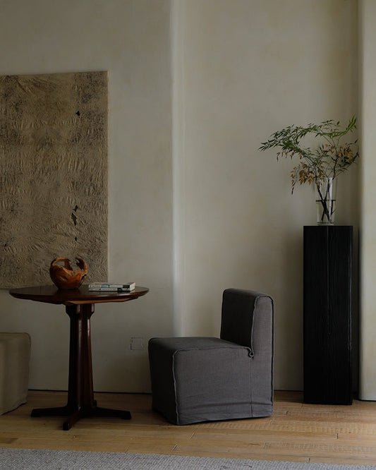 Housse de canapé et chaise à roulettes