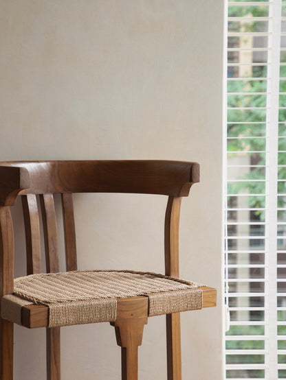 Chaise de salle à manger en corde