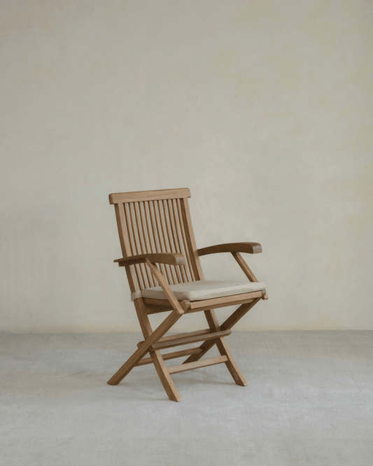 Chaise de salle à manger pliante d'extérieur