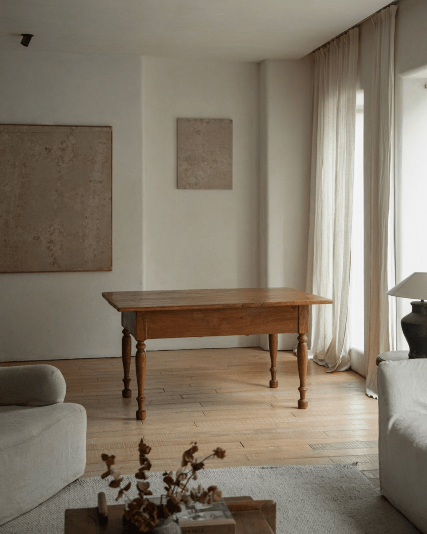 Tables indonésiennes vintage en bois de teck