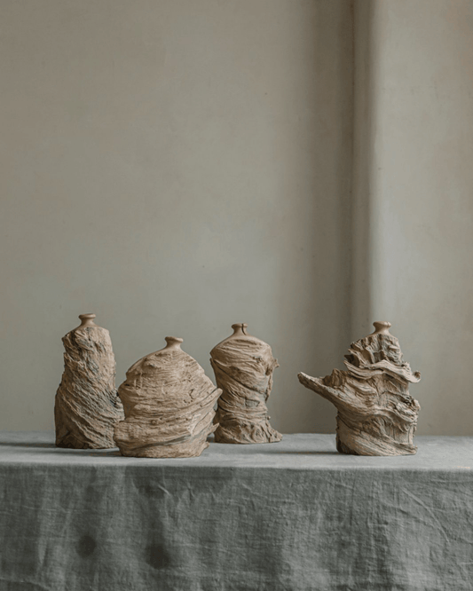 Vase ondulé