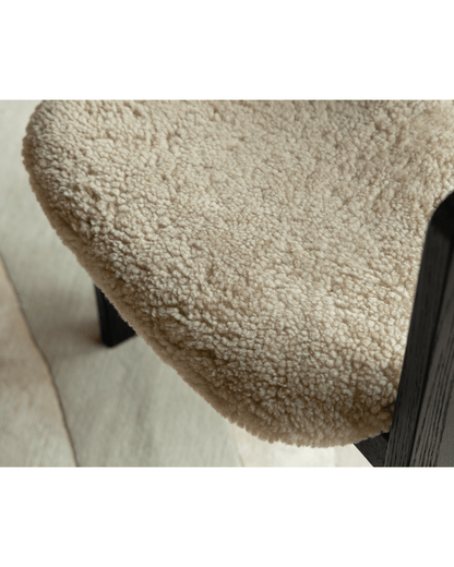 Chaise en peau de mouton Pamplona
