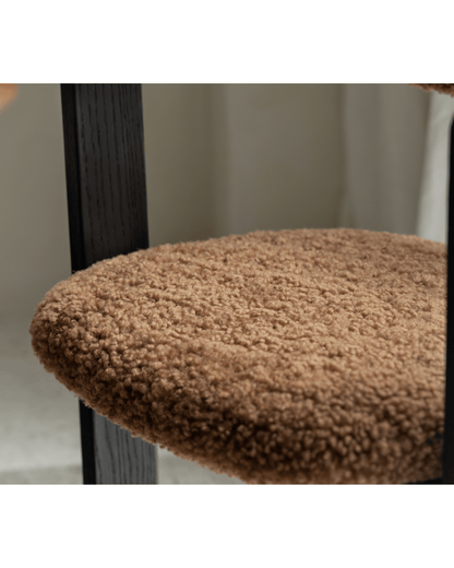 Chaise en peau de mouton Pamplona